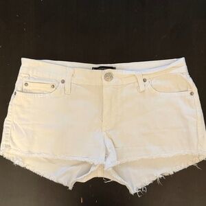Goodtime White Denim Stretch Shorts – Size Medium, Style 3790